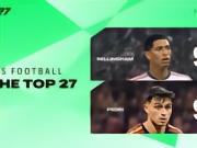 FC27能力值排名:姆巴佩、哈兰德91分并列第一,梅西89排第18